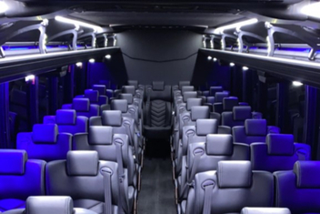 Indianapolis Charter Bus Interior