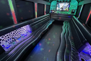 Indianapolis Limo Bus Interior